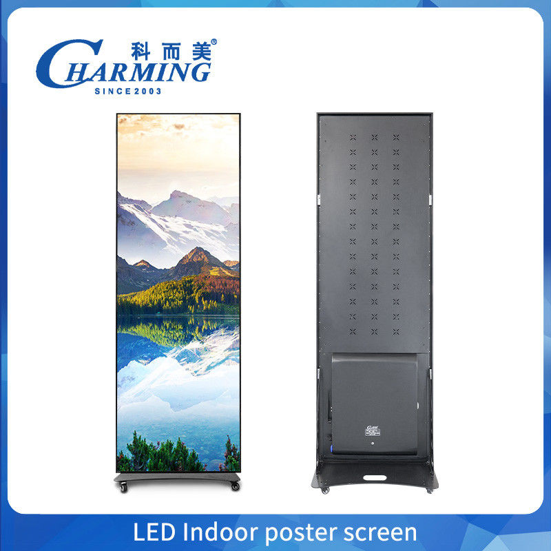 Ticari Taşınabilir Alışveriş merkezi LED Ekran P2.5 Poster dijital işaretleme ön Hizmet LED ekran