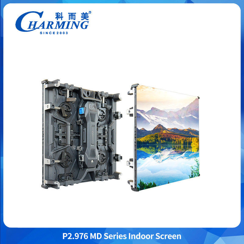 Esnek LED Ekran İç Kapalı Eğri Ekran P2.98 MD Serisi 7680HZ LED Video Duvarı