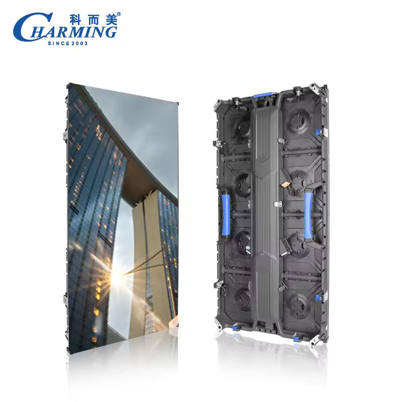 Parlak renkler ve detaylı resim kalitesi P2.98 LED film ekranı dışarıdaki LED sahne ekranı sokak reklamı için