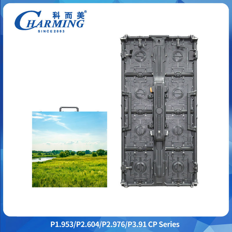 Alüminyum Alaşım Kutusu P2.6/2.98/3.91 Eğimli; Esnek 7680Hz CP Serisi LED Video Duvarı Dikişsiz Dikiş
