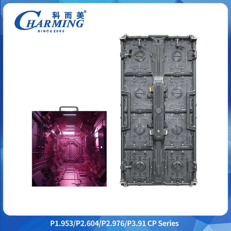 Bölünmüş Yapı Tasarımı P2.6/2.98/3.91 CP Serisi 600~800 CD/m2 LED Video120° Duvar Tek Elli Hızlı Kilitleme Düğmesi