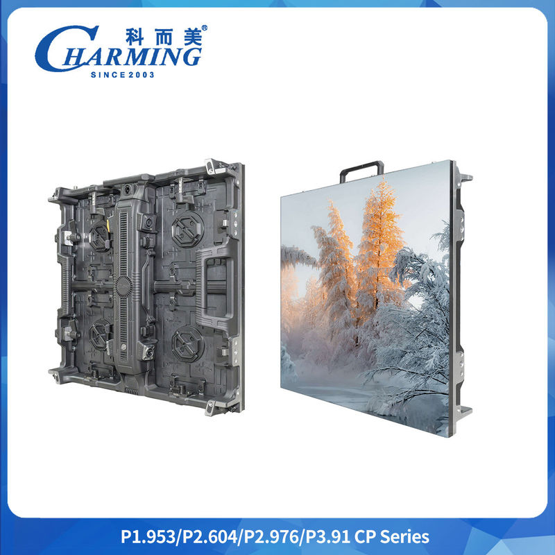 Ultra ince kalınlık 84mm P2.6/2.98/3.91 CP Serisi Dışarıda 500x500 ve 500x1000mm LED Video Duvarı