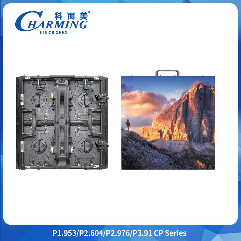 P2.6/2.976/3.91 Alüminyum Alaşım Kutusu Düzenlenebilir Yay Boyutu 500*500mm/500*1000mm 7680Hz HD Kiralama Dışarı Led Didplay
