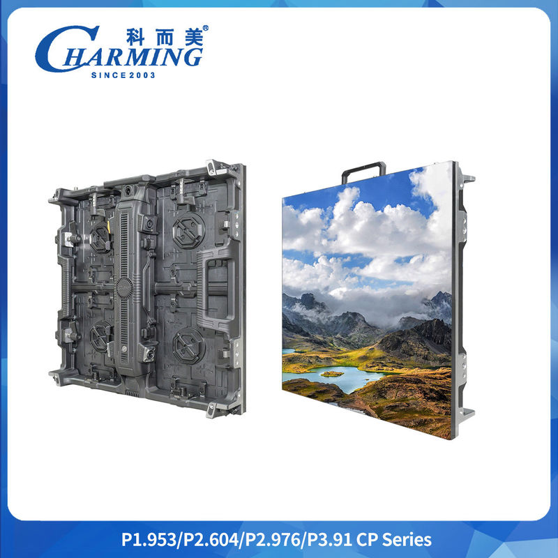 P2.9mm Tam Renkli LED Panel İç Kapalı Eğri Arkaplan Alüminyum Kabine Reklam için LED Ekran Ekranı
