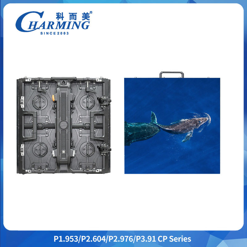 120° Görme açısı Eğilmiş LED Alüminyum Profili P3.91 İçeride Hd Led Kiralık LED Ekranı P2.98 7680 Hz ile İçeride Dışarıdaki Sahne Paneli