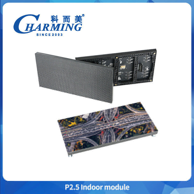 Ticari P2.5 320 * 160mm Led İç Modülü Sabit Kurulum 16 Bit