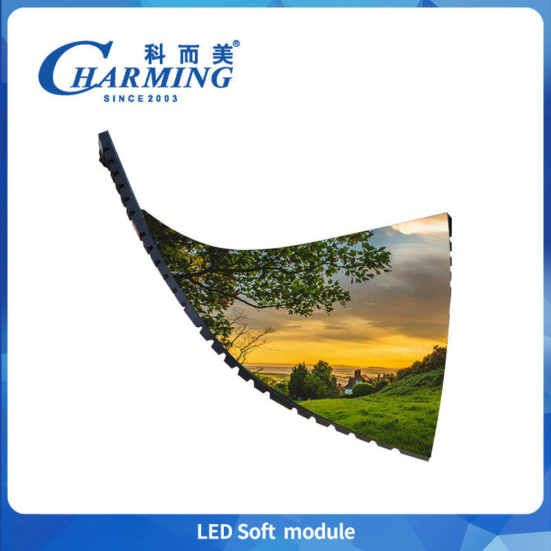 2025 En Popüler 3840 Hz HD Modülü Led P2 P2.5 P3 P3.076 P4 Led Yumuşak Modülü İç mekan Esnek LED Ekranı