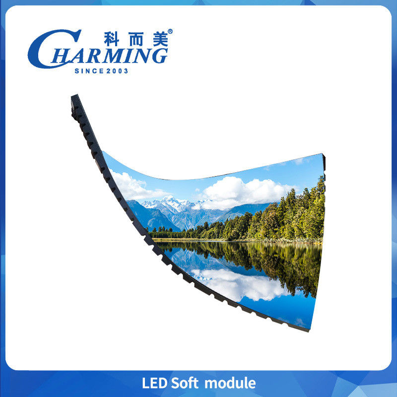 3840-7680Hz Yüksek tazeleme hızı Güçlü manyetik emici kurulum P2 P2.5 P3 P4 Esnek Yumuşak LED Modülü Pantalla Event için LED