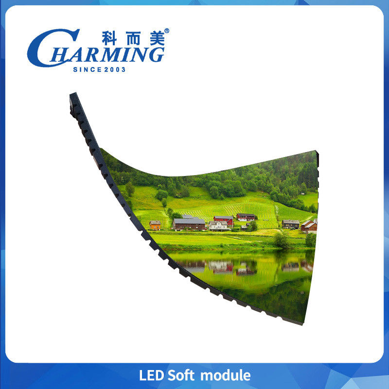 Fabrika Fiyatı P4 Led Yumuşak Modülü İçerideki Ekran Vedio Duvar Ekranı Ağırlığı 255g 256*128MM SMD2020 Reklam Ekranı