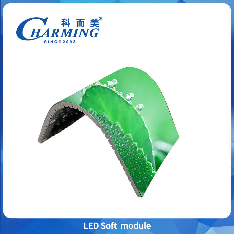 İç mekan SMD Tam Renkli LED Ekranı P2 P2.5 P3 P4 Esnek LED Panel Rgb Eğimli Esnek Led Taşıma Panosu Reklamlar İçin Yumuşak LED Modülü