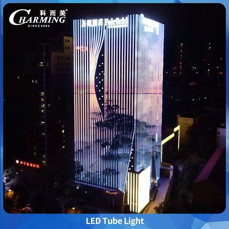 U30 Düşük Güçlü RGBW Led Tüp Işık DMX Kontrolü Dış Mekan Aydınlatma Projeleri için