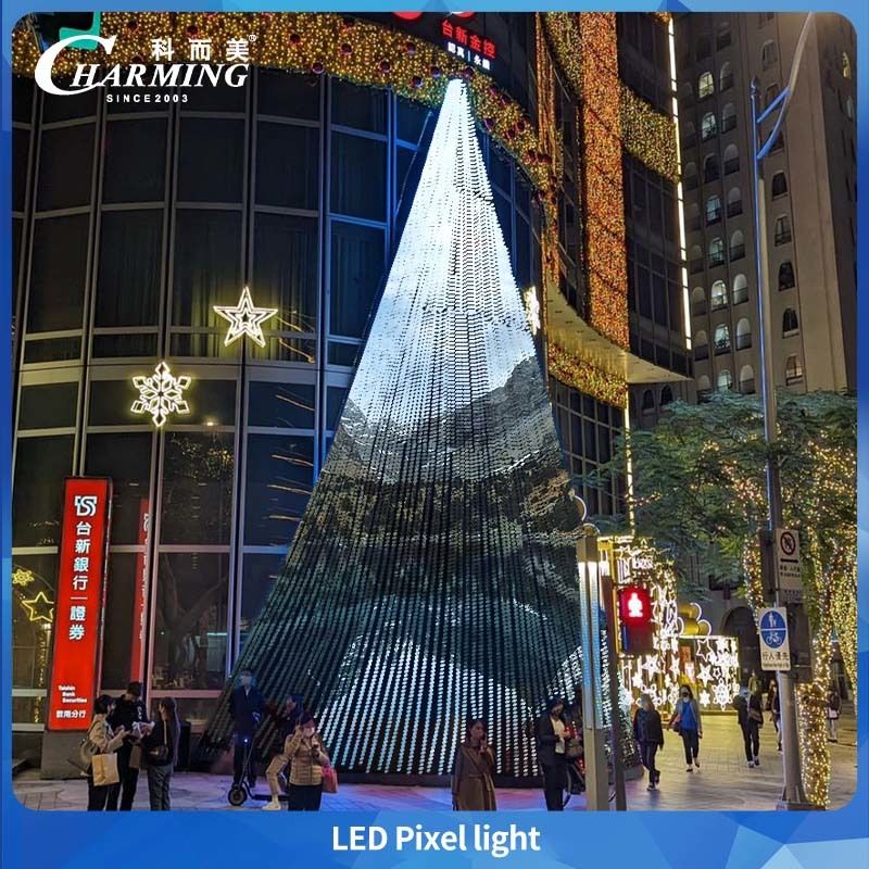 Piksel Işık Rgb Led Pikseller 30mm Çap IP66 RGB Led Piksel Işık İç Mekan Dış Mekan Dekorasyon Aydınlatma Binalar Köprüler