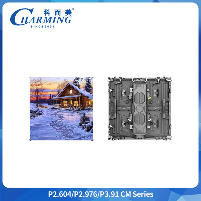 Kiralık Led Ekran İç Mekan Dış Mekan Tam Renkli Led Duvar P3.9 P3.91 Led Video Duvar 500*500mm 500*1000mm Döküm Alüminyum Ekranlar