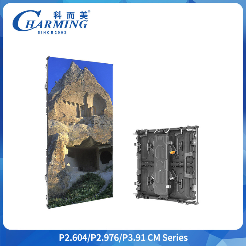 CM Serisi P3.91 Dış Mekan Kiralık Ekran 8K Yenileme Hızı IP65 500mm*1000mm Ultra İnce 79mm Enerji Tasarrufu Etkinlik Parti Gösterisi