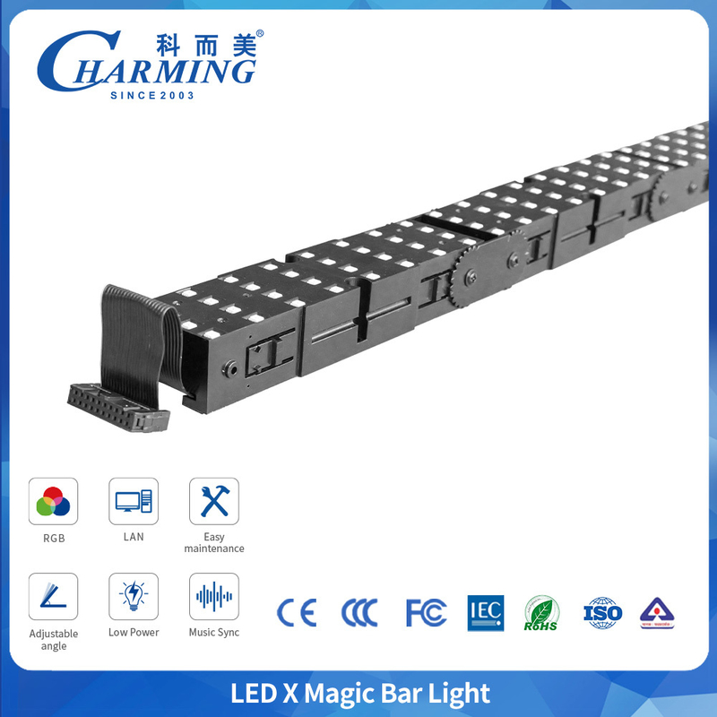 140° Görüş Açısı PC Kabuk Malzemesi RGB Uzun Ömürlü Renkli Çarpıcı Led Sihirli Çubuk Işık
