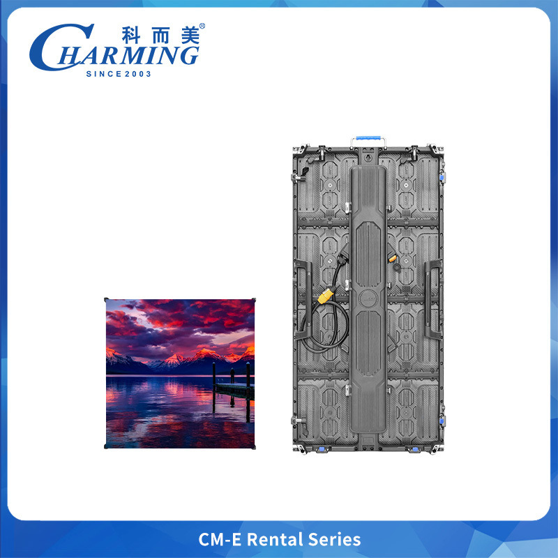 Çekici İçeride CM-EE P2.604 Serisi Su geçirmez Tam Renkli LED Ekran Kiralık Alüminyum Alaşım Dolabı 500x500mm