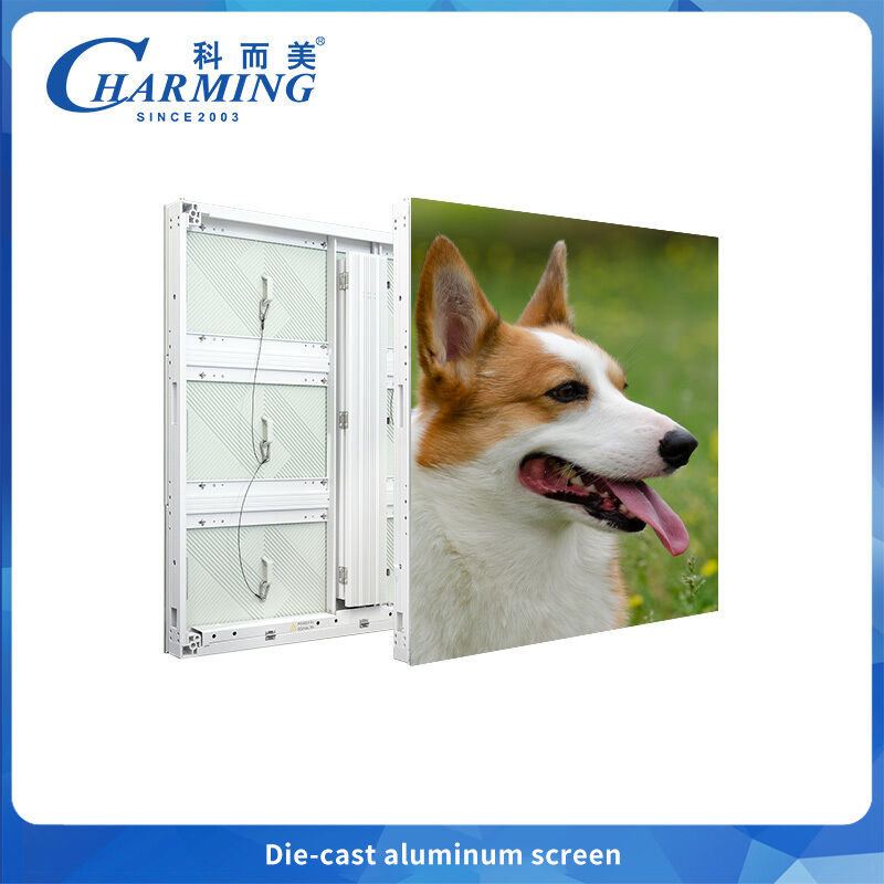 P6.66 Kiralama Açık LED Ekranı Arc Splicing ve Yüksek Parlaklık 6000 Cd/M2'den Fazla Korozyona Dirençli