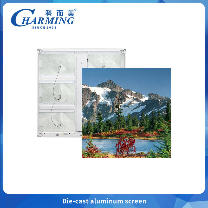 960x960mm Dökümlü alüminyum ekran P6 reklam sabit kurulum için dışarıda Led Board
