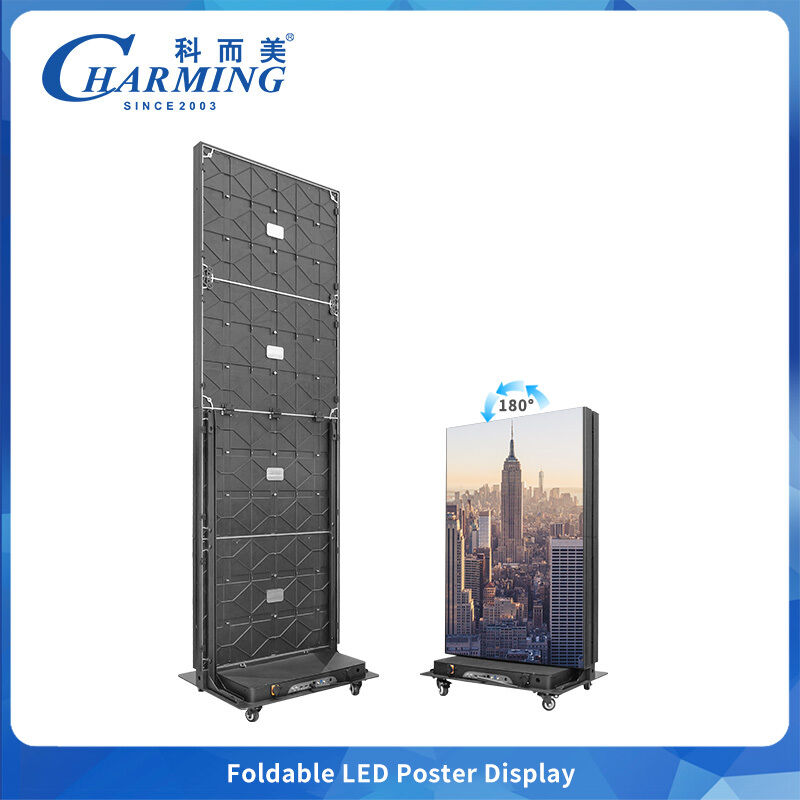 Yer Tasarrufu Sağlayan Katlanabilir LED Ekran P1.86 P2 P2.5 Kiralama Sahnesi İçin %25 Daha Az Paketleme Hacimli Ekran