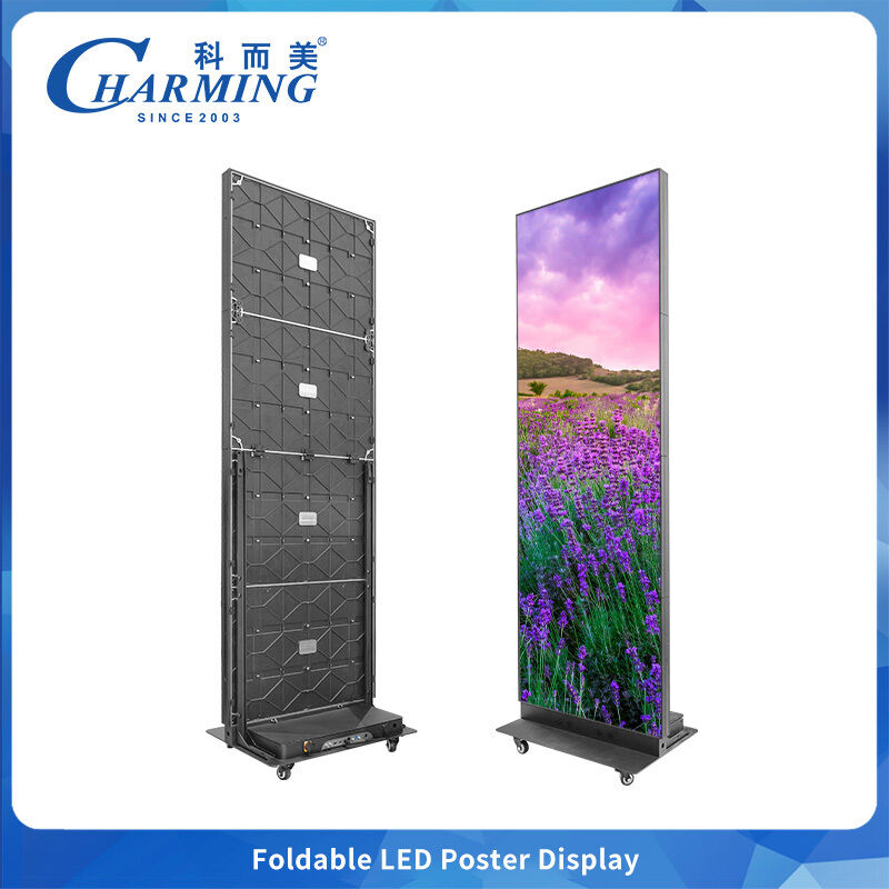 GOB Prosesi LED Poster Ekranı P2 Katlanabilir İçeride Fabrikadan Ön Bakım