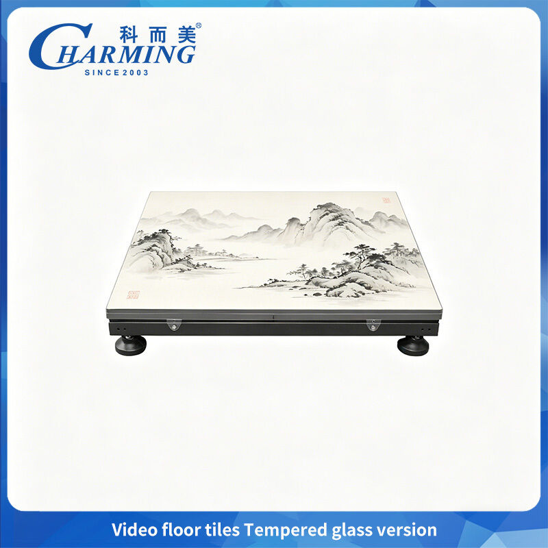 Hızlı Kabine Montajı ve Demontajı P2.6 Dans Yeri LED Tempered Glass Kapak