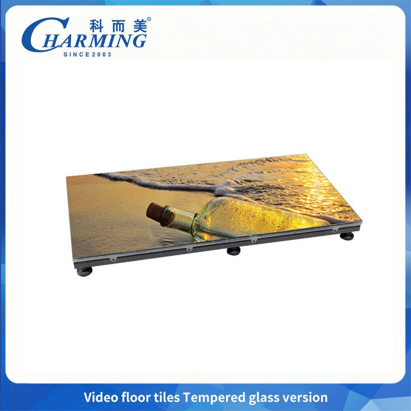 65536Dot/m2 Dans Alanı LED Ekranı P3.91 Tempered Glass Versiyonu 14-16 Bit Gri Seviye