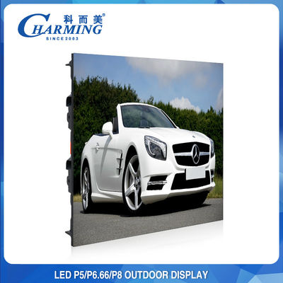 SMD2525 P4 P5 P8 Dış Mekan Video Duvar Reklam için 900W görüntüler