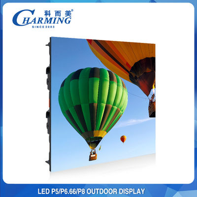 Büyüleyici Reklam Dış Mekan LED Video Duvar Ekranları 192x192 Ultrathin
