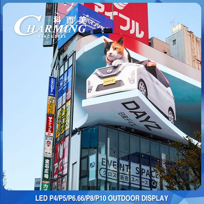 IP65 P5 P8 Dış Mekan LED Video Duvar Ekranı Reklam Panosu Magnezyum Alaşımı