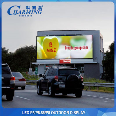 Çok Sahneli Dış Cephe Video Duvar Panelleri Pixel Pith 8MM SMD1921