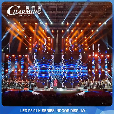 Sahne Dış Mekan LED Video Duvar Ekranı RGB P3.91 256x128 Çözünürlük