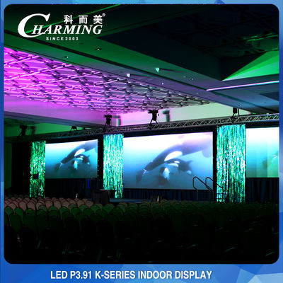 P3.91 200W LED Ekran Video Duvarı, Çok Amaçlı LED Duvar Ekranı Dış Mekan