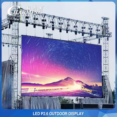 Konserler Ticaret Fuarı için Çok Fonksiyonlu P2.6 LED Video Duvar Ekranı Dış Mekan Kiralama
