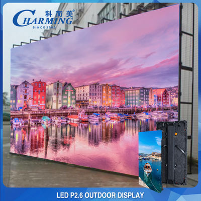 14-16 Bit 4k Dış Mekan Kiralık LED Ekran P3.91 Kalınlık 86mm