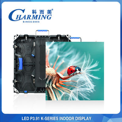 P3.91 İç mekan LED Video Duvar Ekranı Düzenlenebilir Radyan Hızlı Teslim