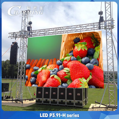 P3.91 Dış Reklam LED Video Duvar Ekranı IP65 Su geçirmez