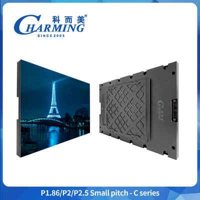 P1.86-P2.5 İç mekan ince tonlama LED Ekranı 16 bit Şeffaf LED Panel