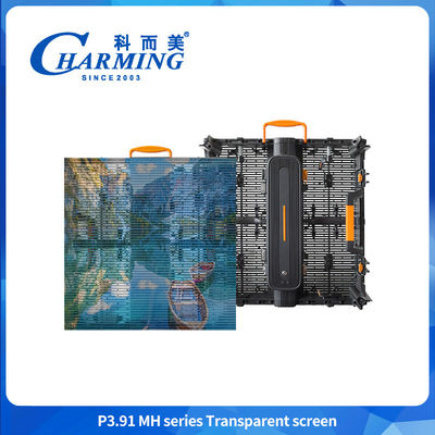 3.91mm Dış Açık Şeffaf LED Video Duvar Ekranı IP65 Su geçirmez
