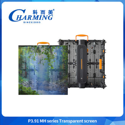 P3.91 Şeffaf Cam LED Ekran Paneli IP65 LED Dış Su geçirmez Reklam TV Pano