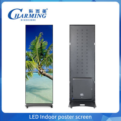 İçerideki LED Hoşgeldin Işığı Menü Tablosu Alüminyum Çerçeve Akrilik ve Cam Malzemeleri ile 640mm*1920mm Dikdörtgen Işık Kutusu