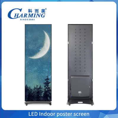 İçerideki LED Hoşgeldin Işığı Menü Tablosu Alüminyum Çerçeve Akrilik ve Cam Malzemeleri ile 640mm*1920mm Dikdörtgen Işık Kutusu