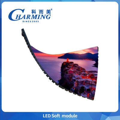 4k P2 P2.5 P3.076 İç mekan Led Yumuşak Modülü 400-800 Yüksek Parlaklık Rgb Led Esneklik Ekranı