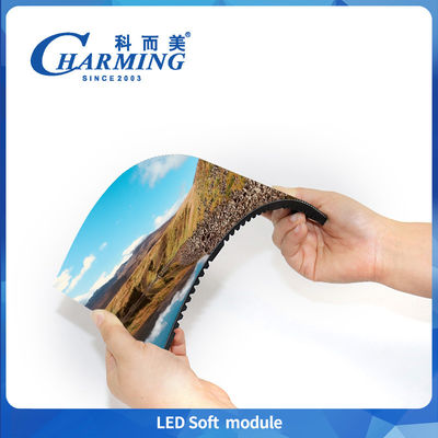 Tam Renkli P1.86/P2/P2.5/P3.076 Kapalı Led Yumuşak Modülü Silindirik Ekran için Yüksek Parlaklık 800hz