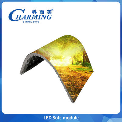 Kapalı Led Yumuşak Modülü P2 P2.5 P3 Ip40 Koruma Seviyesi Kesintisiz Splicing Silindrik Ekran için 4k Yüksek Açıklıklı Ekran