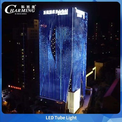 IP65 Su geçirmez RGB Led Tube Light SPI Kontrolü SMD5050 Bina için