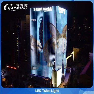 Net ve Parlak Aydınlatma Reklamcılığı için Anti UV-PC Kapaklı IP65 Dereceli Dış Mekan SPI 500/1000MM LED Tüp