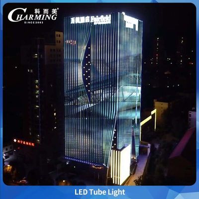 Alüminyum SMD5050 IP65 Dış Su geçirmez LED Tüp Işığı Ticari Büyük Bina Dış Işık