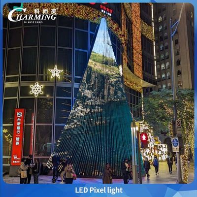 Büyüleyici 2025 Yeni Nesil LED Piksel Işık 40D 40×27.3mm IP66 Su geçirmez PC Konumu Turistik Etkileyici Işık Mimarlık Dekorasyonu