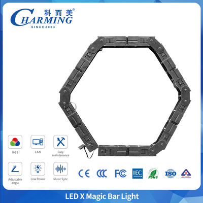 Ayarlanabilir açı SMD3838 LED X MAGIC BAR Light From Charming Üretici İçeride Kullanımı