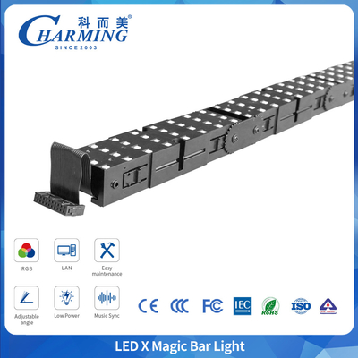 140° Görüş Açısı PC Kabuk Malzemesi RGB Uzun Ömürlü Renkli Çarpıcı Led Sihirli Çubuk Işık